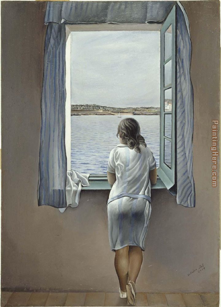 Salvador Dali Figure at a Window c